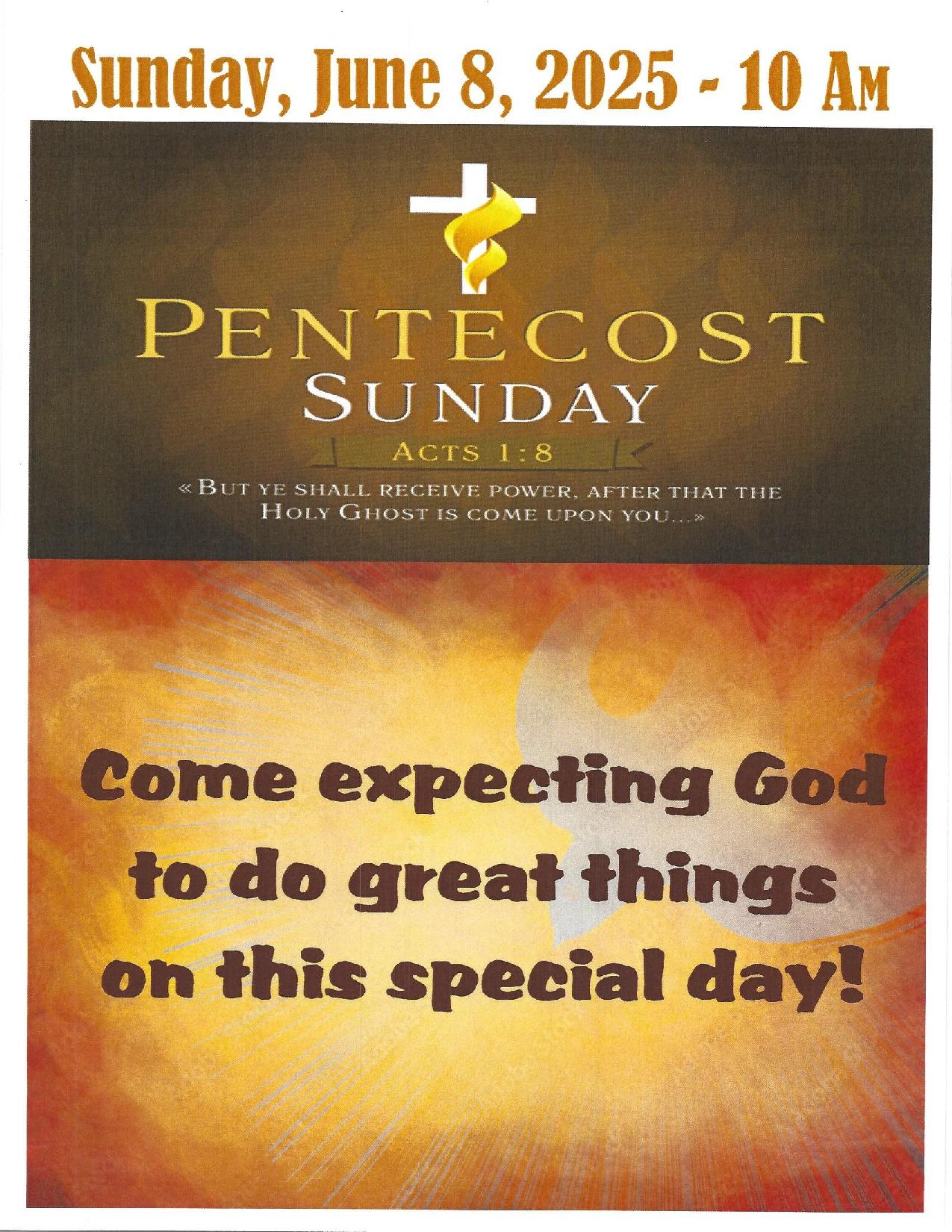 Pentecost Sunday poster page 001
